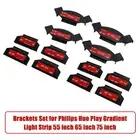 2 Pcs Brackets Set for Philips Hue Play Gradient Light Strip 55/65/75 inch S2