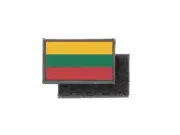 Flag patch printed badge country lithuania