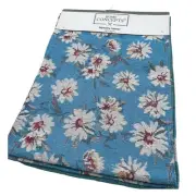 Blue Red White Floral Tapestry Table Runner 13 x 72" Home Concepts Spring