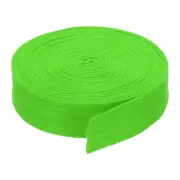 1.2"(3cm) 10 Yards Cotton Twill Tape Ribbon Bias Binding Tape Fluorescent Green