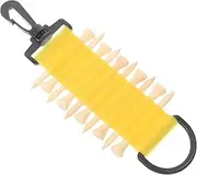 Milisten Golf Skull,Double-Sided Hanging Golf Tee Clip with Ball Nail for Organizing Your Golf Gear