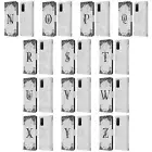 NATURE MAGICK B&W MARBLE MONOGRAM 2 LEATHER BOOK CASE FOR SAMSUNG PHONES 2