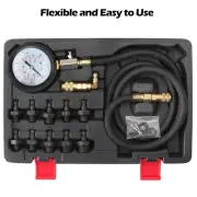 Engine Oil Pressure Test Kit - 0-140 PSI Gauge with Adapters - Diagnose Low O...