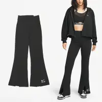 在飛比找Yahoo奇摩購物中心優惠-Nike 緊身褲 Leggings 女款 黑 白 高腰 開衩