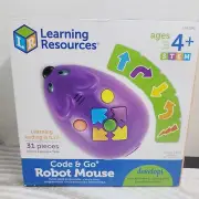 Learning Resources Code & Go Robot Mouse, Coding STEM Toy, 31 Piece Coding Set