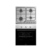 Esatto 60cm Electric Oven and Gas Cooktop Pack