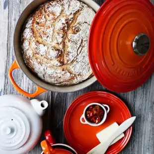 LE CREUSET 琺瑯鑄鐵鍋 18cm 橙色