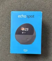 Amazon Echo Spot Alarm Clock — 2024 — New— Black