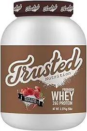 Trusted Nutrition Premium Whey Protein Powder 2.27 kg, White Chocolate Raspberry