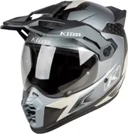 Klim Krios Pro ECE/DOT Charger, adventure helmet , color: Matt Grey/Light Grey/Dark Grey , size: S