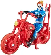 [Marvel] Legends Series Retro 375 Collection Ghost Rider 3.75-Inch Collectible Action Figures, Toys for Ages 4 and Up, Includes Vehicle