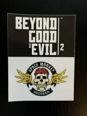 Beyond Good and Evil 2 Space Monkeys Program Sticker SDCC 2019 4.25”x3.25”