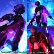 1/18 Cyberpunk Transparent Raincoat Coat Jacket Cool Jacket for Diy 3.75" Figure