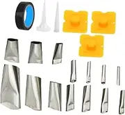 SHINEOFI 20pcs Caulking Nozzle Kit Versatile Sealant Tool for Window Door Kitchen Bathroom Efficient Gap Filling and Sealing