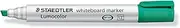 Staedtler 351B Chisel Tip Whiteboard Marker, Green (Box of 10)
