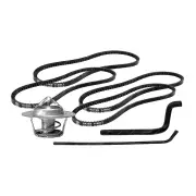 Gates Thermostat + Heater Hose Drive Belt Kit for Holden Commodore VB 2.8L 64KW