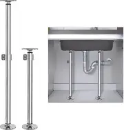Undermount Sink Support Brackets Adjustable Repair System Kit for Kitchen or Bat