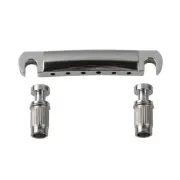 Electric Guitar Tune O Matic Tailpiece with Studs For LP Style Guitar Chrome