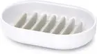 Joseph Joseph Quick-Drain Soap Dish Holder for Bathroom & Kitchen, White, One...