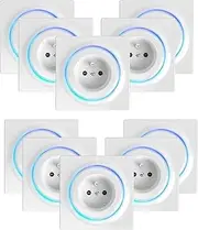 FIBARO Walli Outlet Type E/Z-Wave Plus Intelligent Socket, Smart Socket, FGWOE-011 Pack of 10