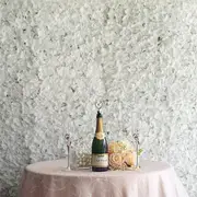 1Pcs White 60x40cm Artificial Hydrangea Flower Wall Panels Garden Venue Wedding Party D�cor