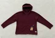 NWT The North Face Sibley Fleece Hooded Jacket Sz XL Deep Garnet Org $149