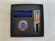 LTD 1/100 Lamb Crafted 4th of July Mystery Set Shield Ball Marker Divot Tool USA