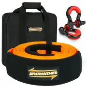 Heavy Duty Tow Strap 3" x20' Recovery Strap(Orange) Tested 35,000 lbs Break S...