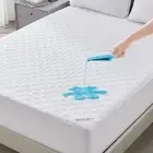 Waterproof Mattress Protector, California King Size Noiseless Mattress Pad wi...