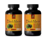 for energy and metabolism - BLACK MACA - anti inflammation diet natural 2 BOTTLE