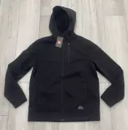 Men's Quicksilver bonded hoody black onyx dryflight size Medium NWT$120
