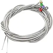 GREENADSCAPE Replacement Bass Strings 5 Stainless Steel Bass Strings Strong Long-lasting