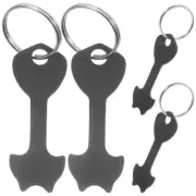 1 Set Trolley Shopping Tokens Keychain Pendants Trolley Cart Token and Metal