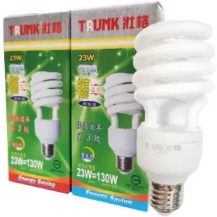 【TRUNK壯格】23W 省電螺旋燈泡（每組6入）-2700k 黃光,23W