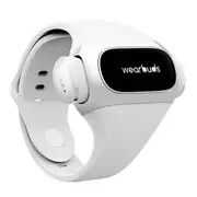 Aipower W20L Smart Bracelet with Built-in Wireless Earbuds - White
