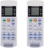 Panasonic Compatible Air Conditioner Remote ECONAVI Inverter NANOE-G fit for A75C3300 A75C3706 A75C3208 A75C3708 (2 Pack)