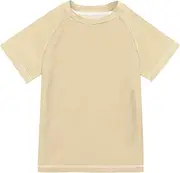 [ODAWA] Vermilion Kids Swim Shirts Quick Dry Short Sleeve Rash Guard Swimming Shirts for Boys and Girls