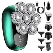 Electric Shaver Razor with LED Display Head Shavers for Men,Floating Upgraded 7D Head Shavers,USB Rechargeable