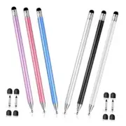 2-in-1 Stylus Pen for Touch Screen,Stylists pens for iPhone iPod Multicolor