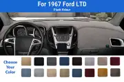 Dashboard Dash Mat Cover for 1967 Ford LTD (Plush Velour)