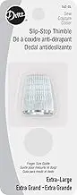 Dritz 162-XL Slip Stop Thimble, Size Extra Large, Silver