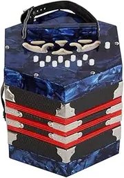 20 Keys Concertina Accordion, Professional Musical Instruments With Bag, For Adults For Instrument Supplies Beginners Students, Fascinating & Softer Sound