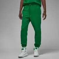 在飛比找momo購物網優惠-【NIKE 耐吉】AIR JORDAN 綠色棉褲(刺繡小字L