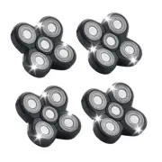 4PCS Shaver Replacement Blades,5 Head Shaver Heads for Bald Men,Head and Face...