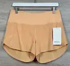 Lululemon Speed Up HR Short 4” Lined Swift Fabric Size 6 Summer Glow SUMG 06856