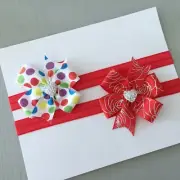 2x Baby Toddler Girls Bow Headband Hair Accessories Silver Purple Red White Blue