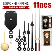 DIY Quartz Wall Clock Pendulum Swing Movement Mechanism Kit Chime Repair Parts