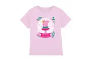 Peppa Pig Childrens/Kids Magical Christmas T-Shirt (Light Pink) - UTTV5030