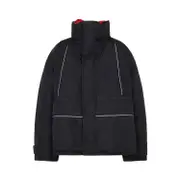 [Balenciaga] Balenciaga-Black Wrap Parka-Uomo 1 NUM