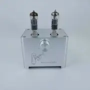 1PC Silver Mini Single Ended HIFI Audio 6F3 Tube Amplifier (ECL805 ECL85)
